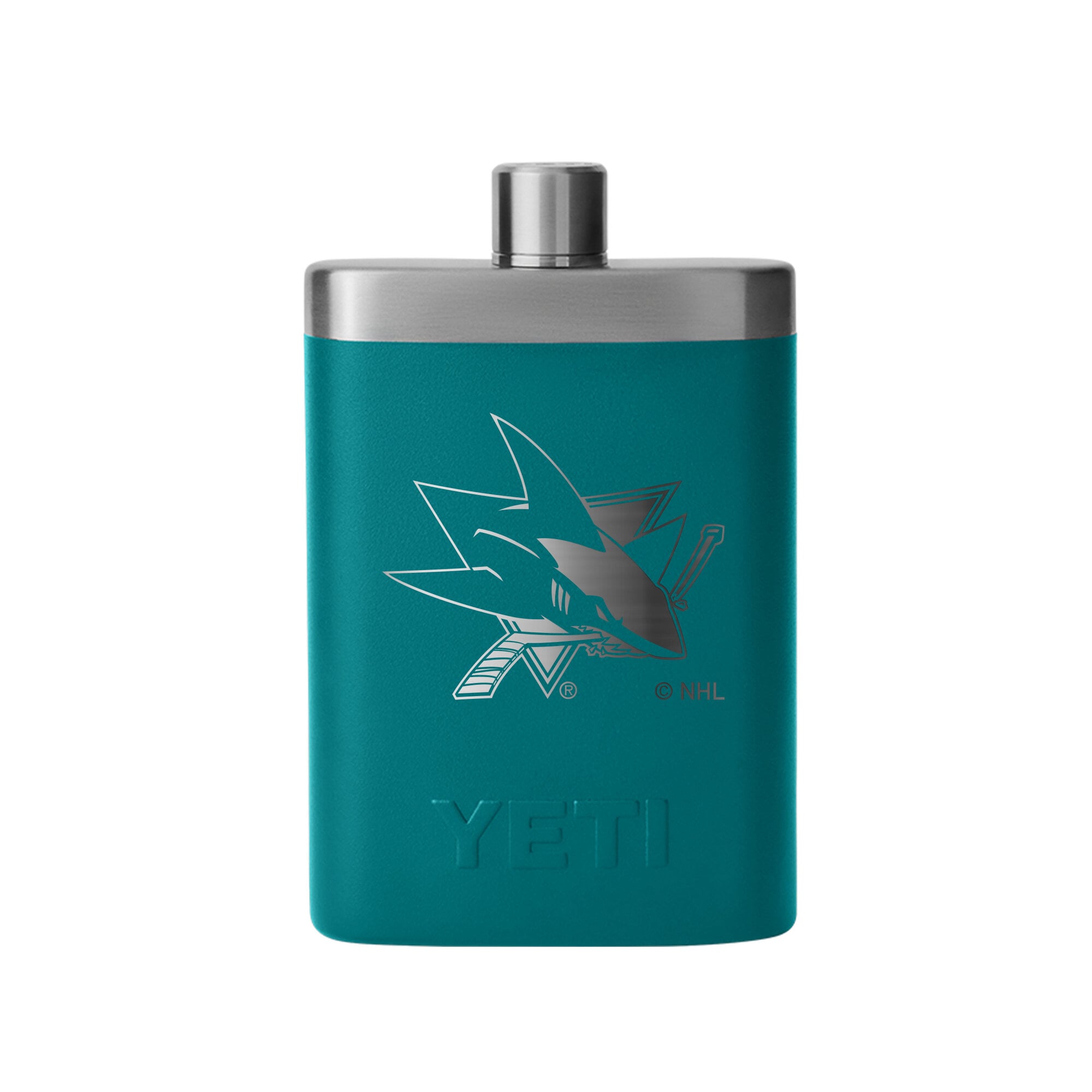 YETI Teal San Jose Sharks 7oz. Flask
