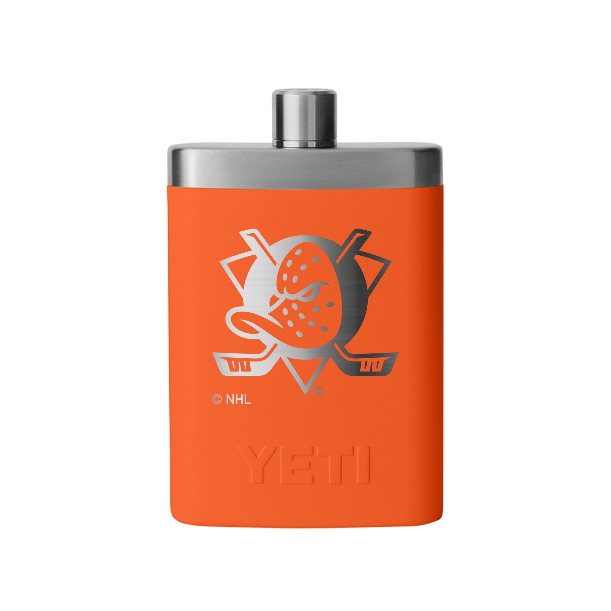 YETI Orange Anaheim Ducks 7oz. Flask