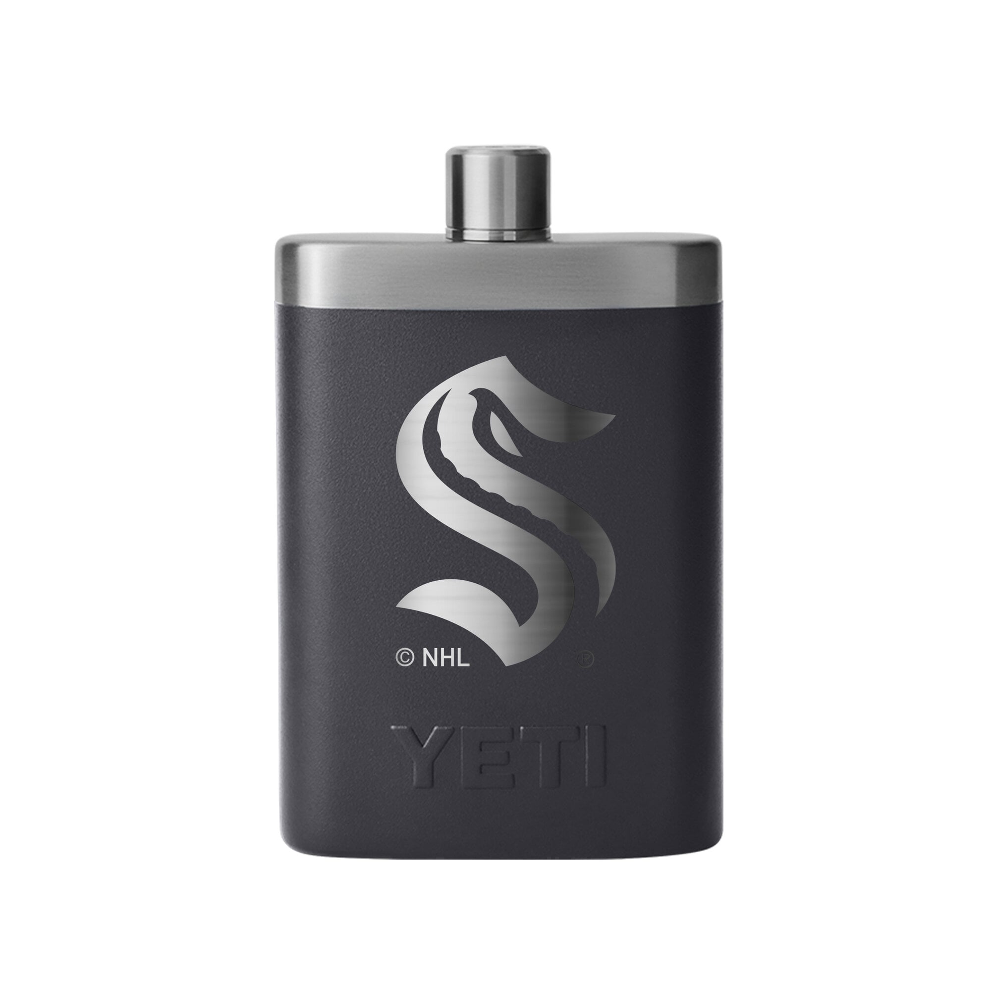 YETI Gray Seattle Kraken 7oz. Flask
