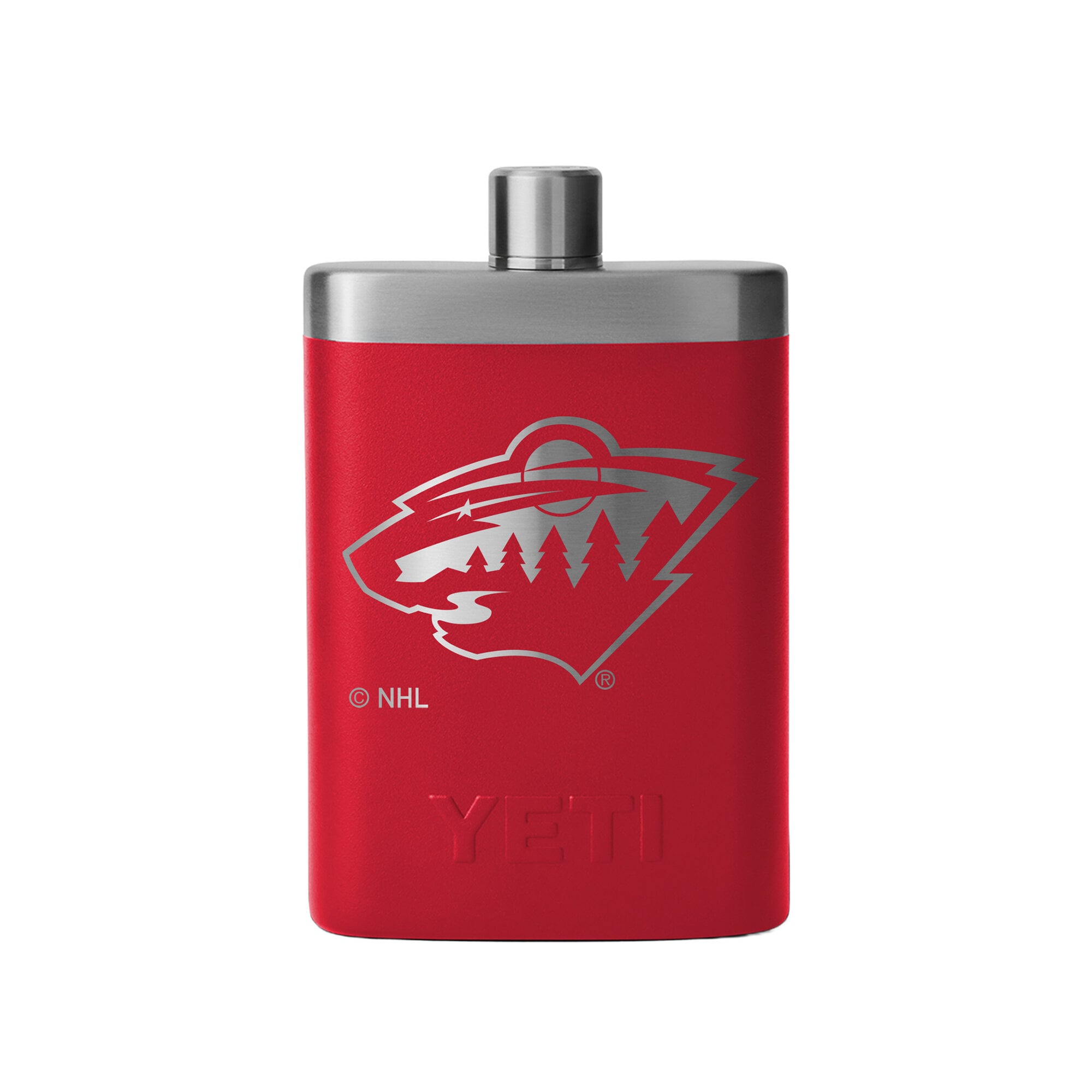 YETI Red Minnesota Wild 7oz. Flask