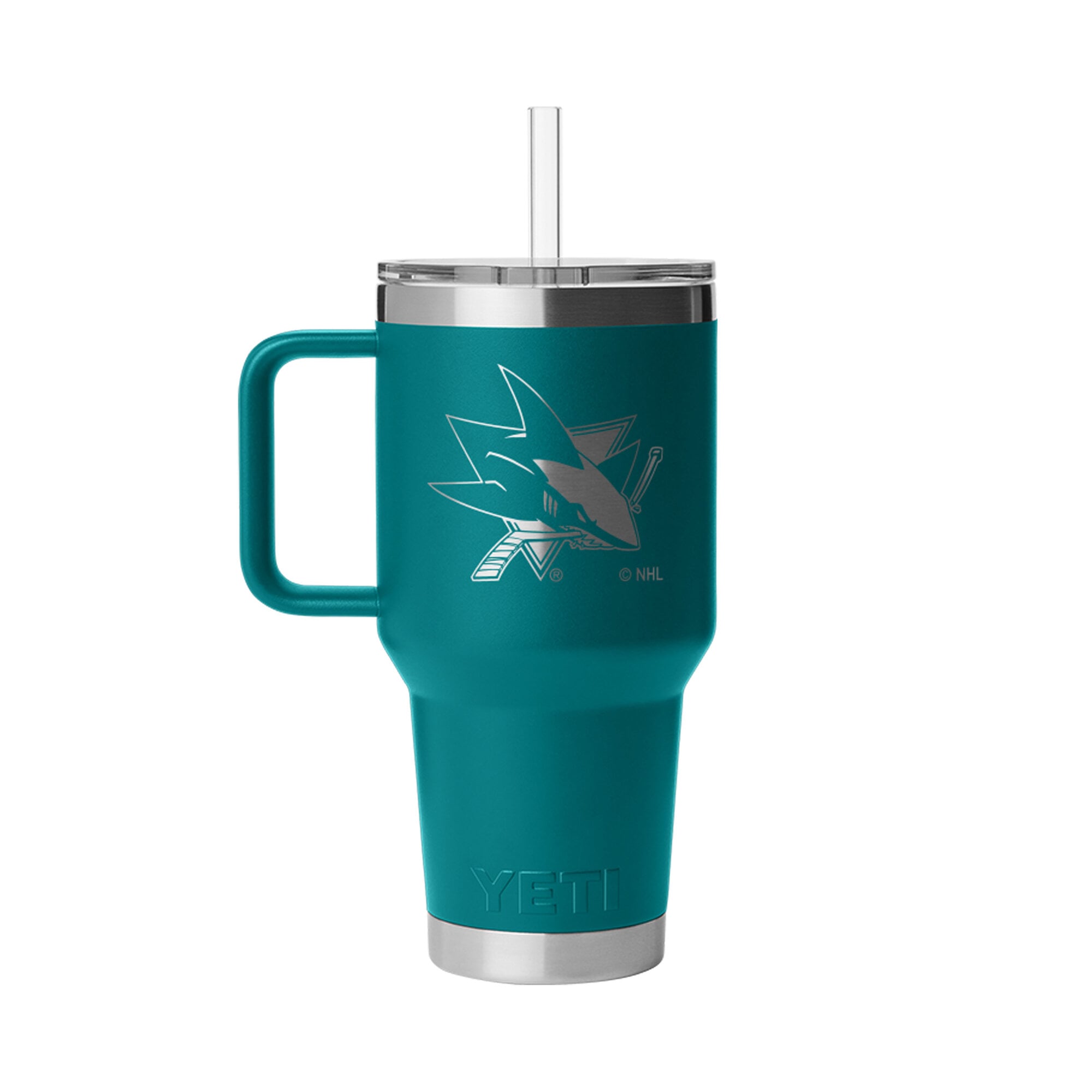 YETI San Jose Sharks 35oz. Rambler 2.0 Straw Mug