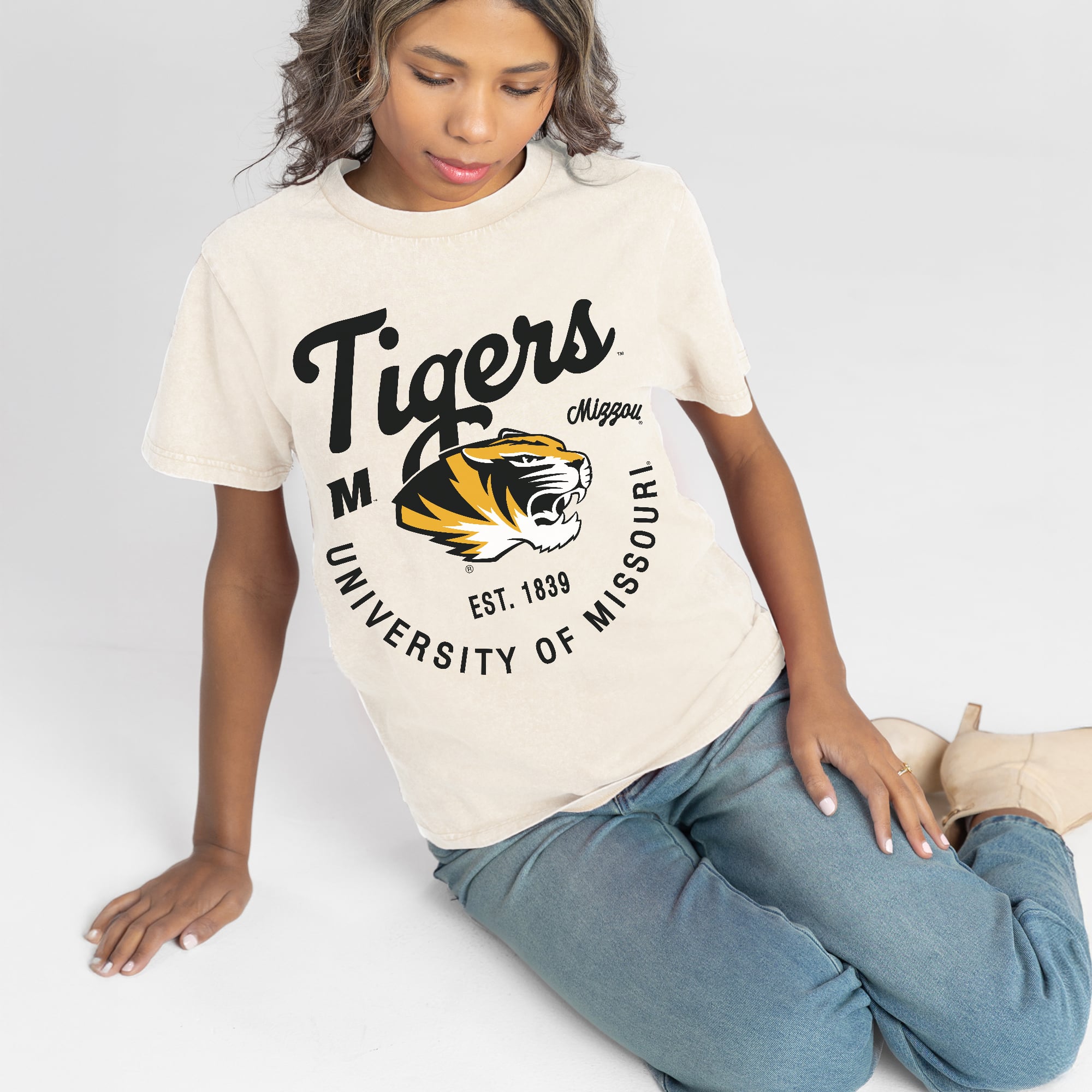Women's Gameday Couture Natural Missouri Tigers You Know Our Name T-Shirt