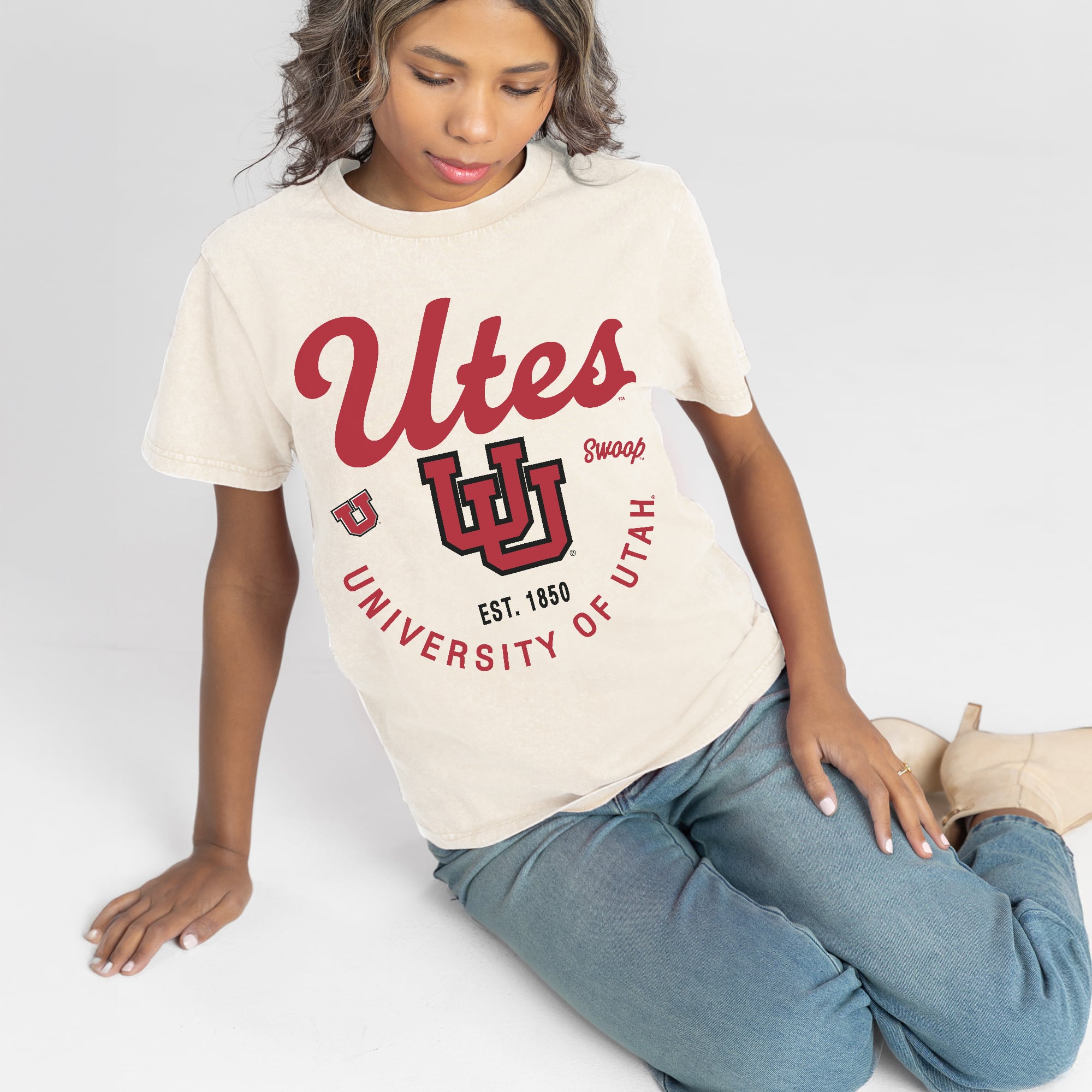 Women's Gameday Couture Natural Utah Utes You Know Our Name T-Shirt