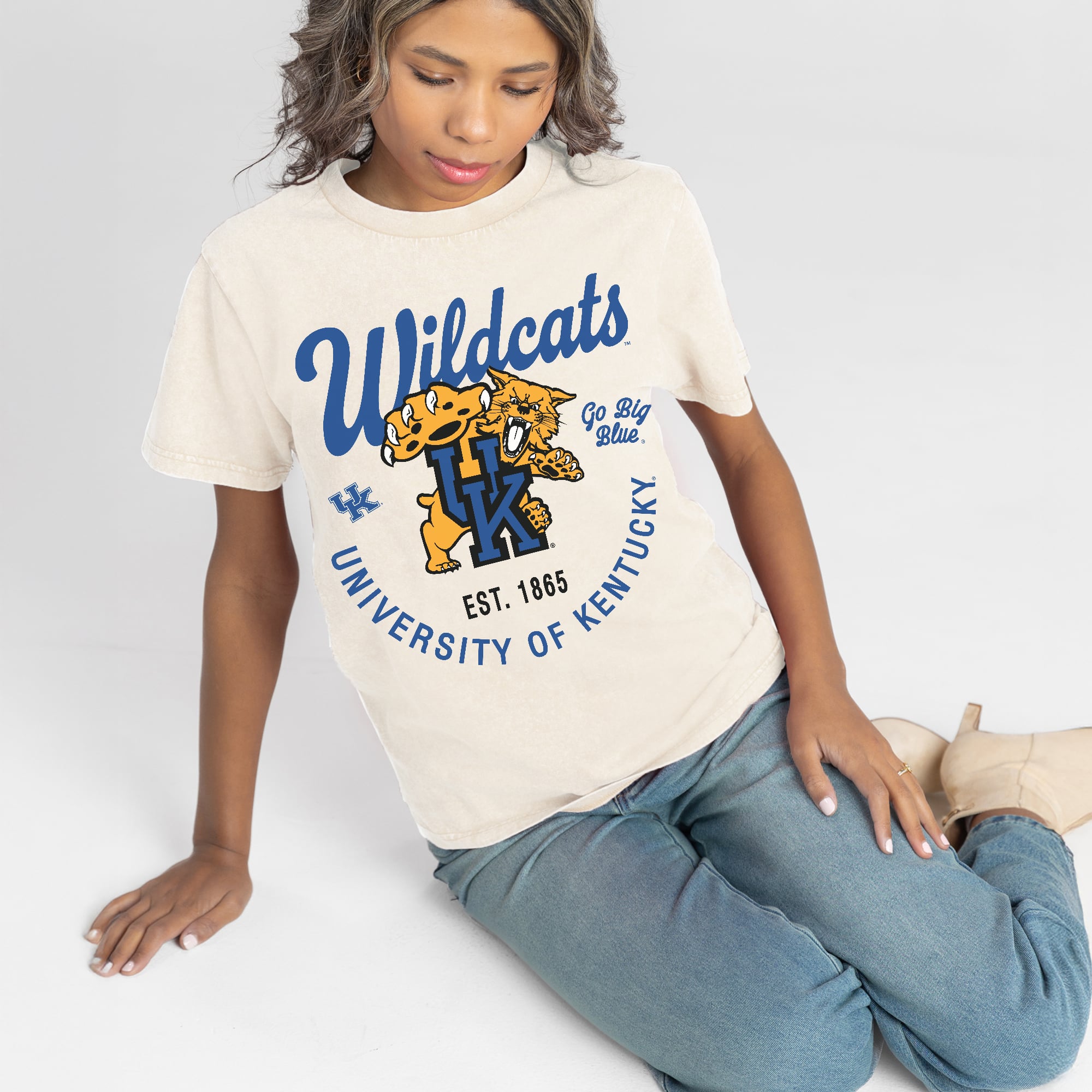 Women's Gameday Couture Natural Kentucky Wildcats You Know Our Name T-Shirt