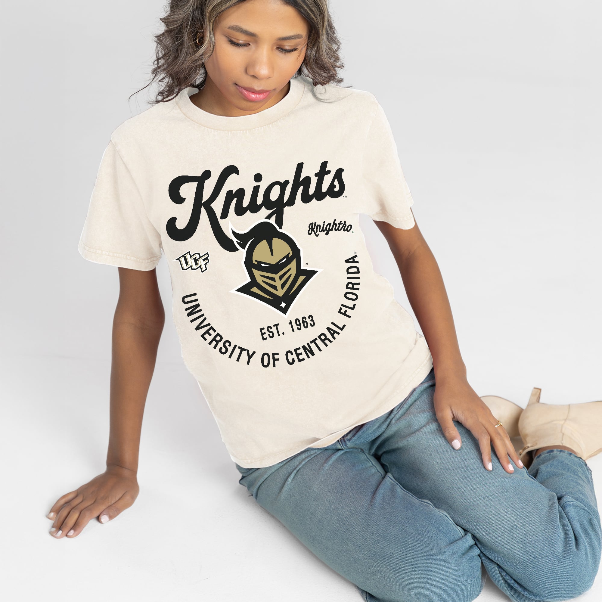 Women's Gameday Couture Natural UCF Knights You Know Our Name T-Shirt