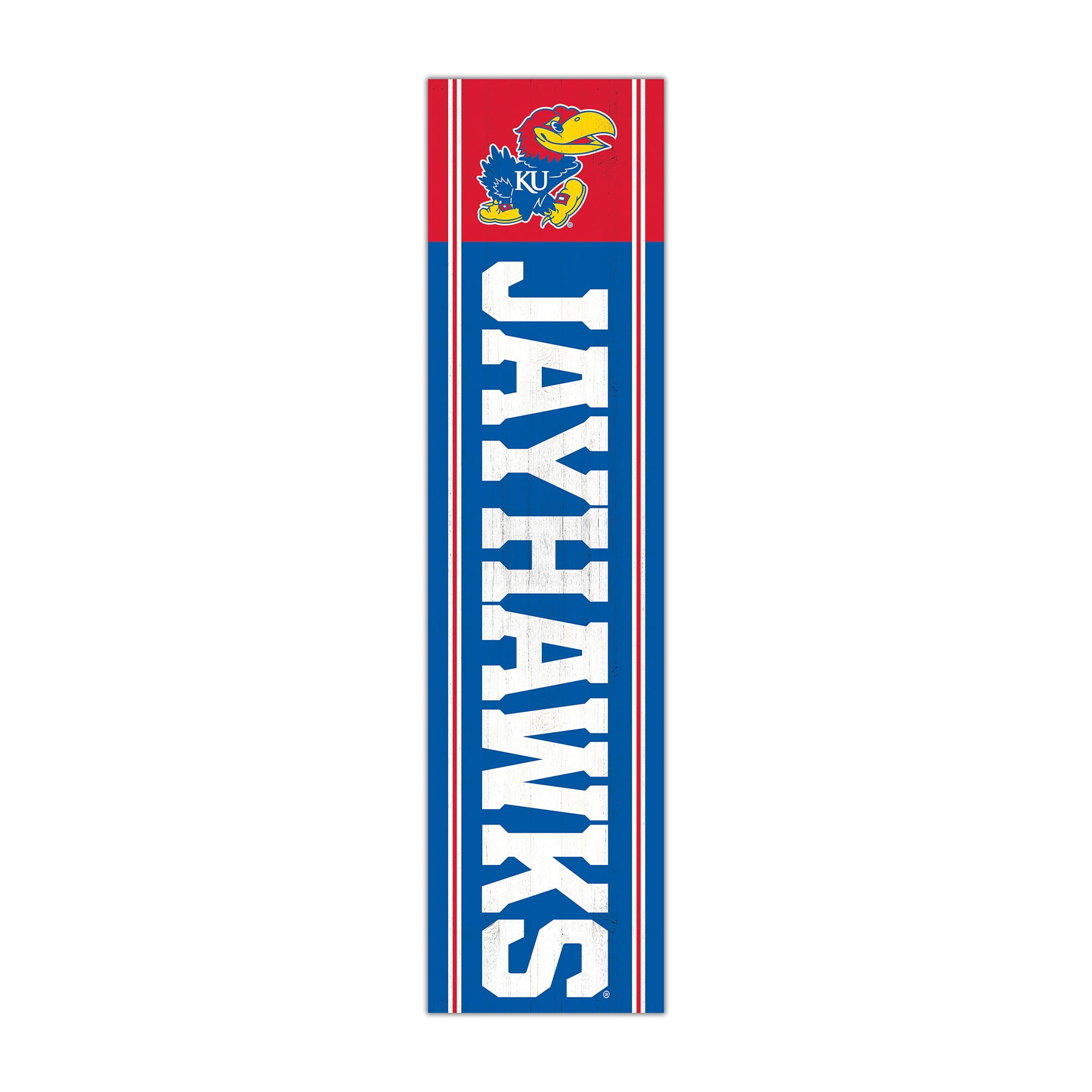 Kansas 48" Team Name with Logo Leaner