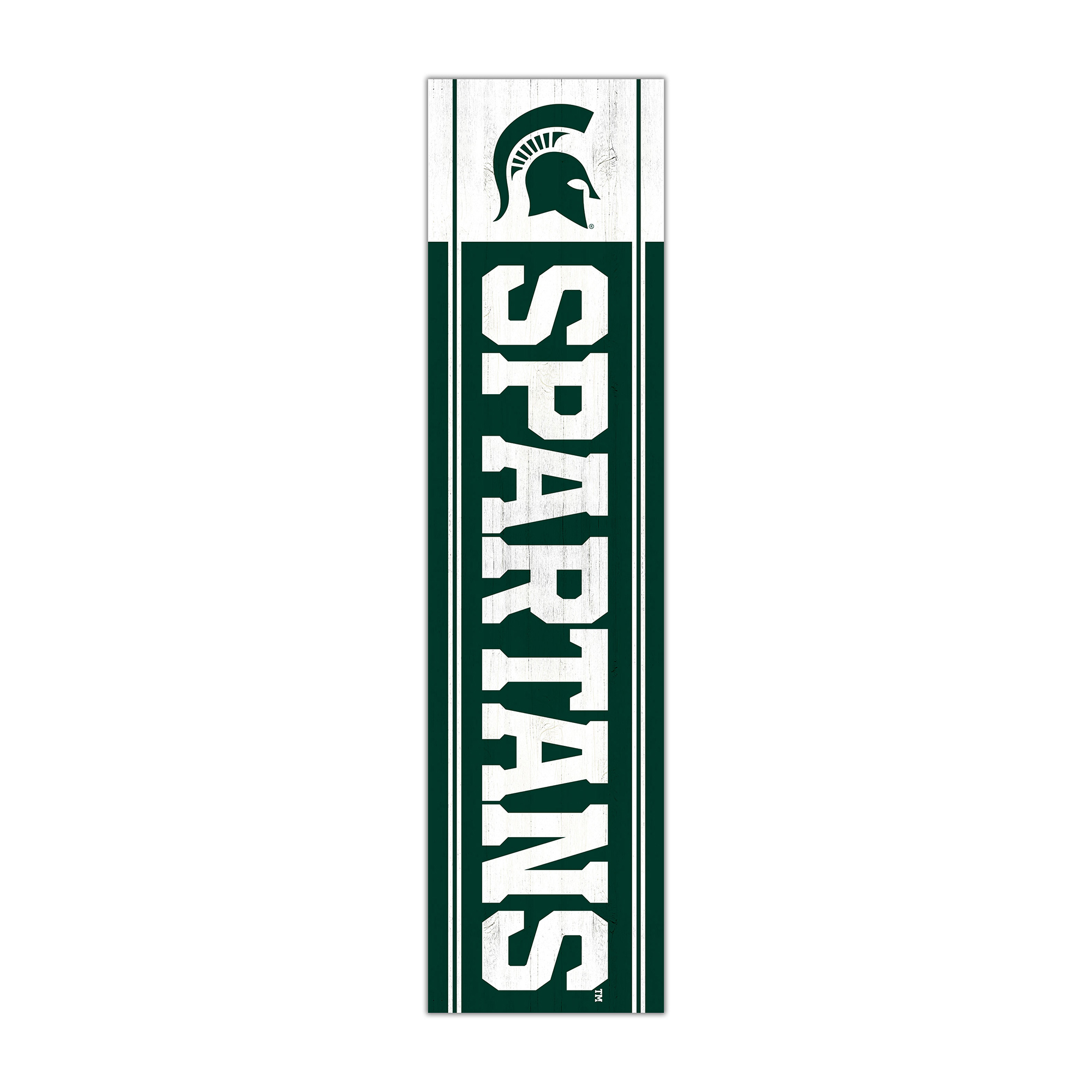 Michigan State Spartans 48" Team Name with Logo Leaner