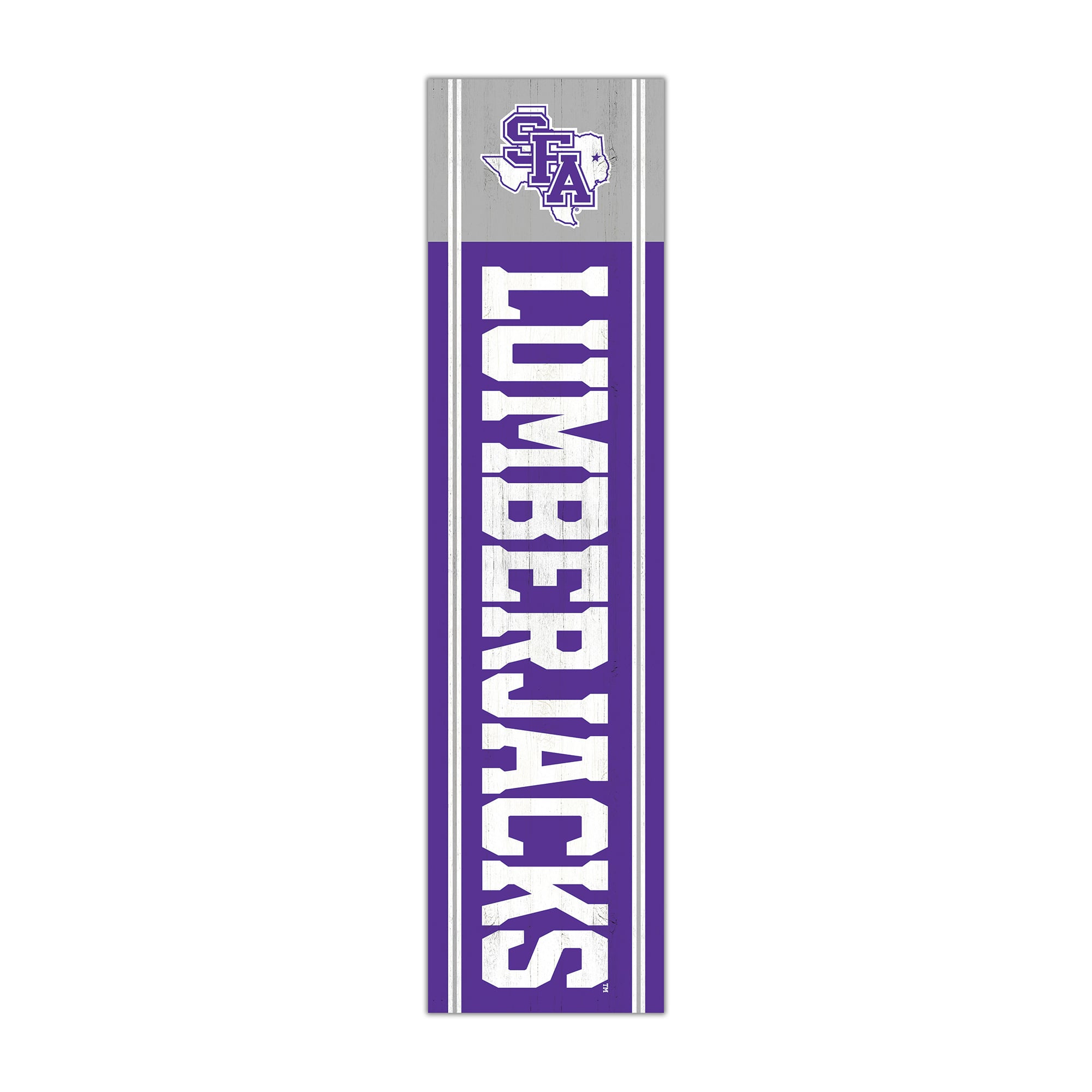 Stephen F Austin Lumberjacks 48" Team Name with Logo Leaner