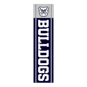 Butler Bulldogs 48" Team Name with Logo Leaner