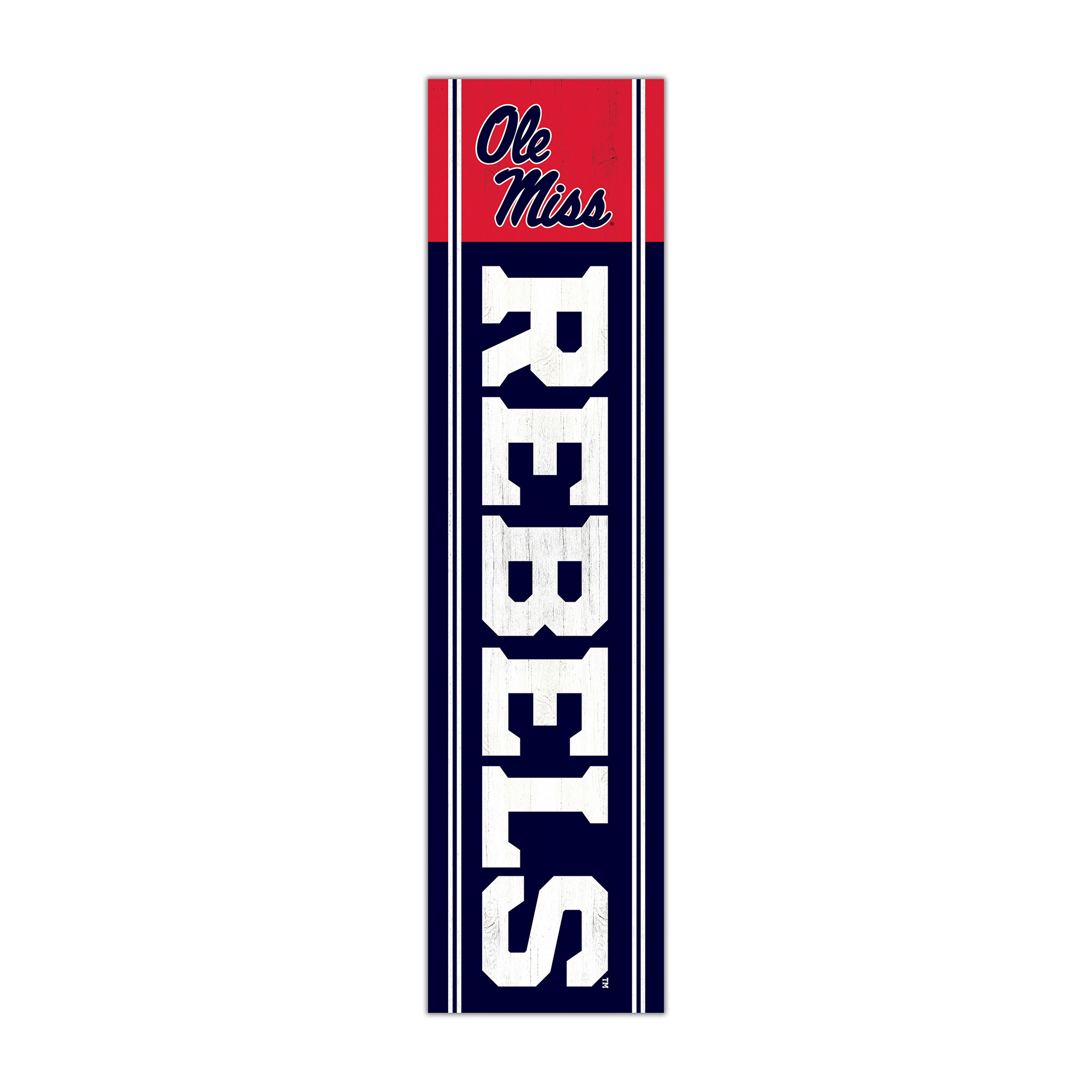 Ole Miss Rebels 48" Team Name with Logo Leaner