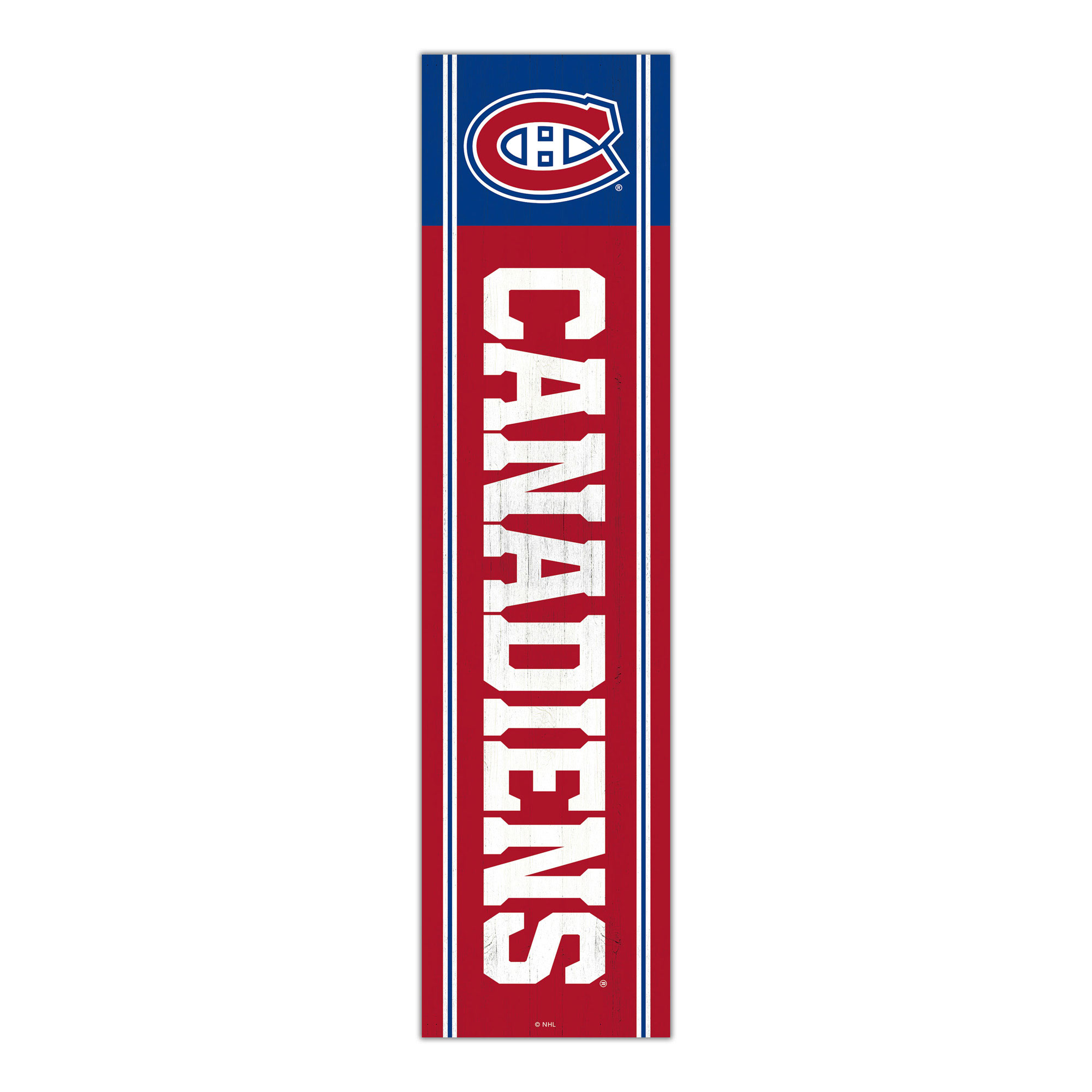 Montreal Canadiens 48" Team Name with Logo Leaner