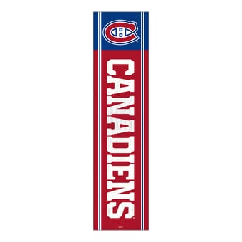 "Montreal Canadiens 48"" Team Name with Logo Leaner"