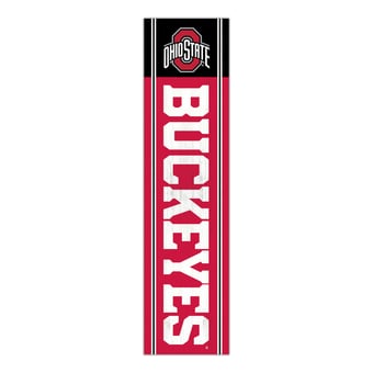 Ohio State Buckeyes 48" Team Name with Logo Leaner