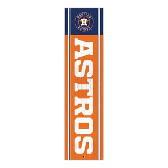 "Houston Astros 48"" Team Name with Logo Leaner"