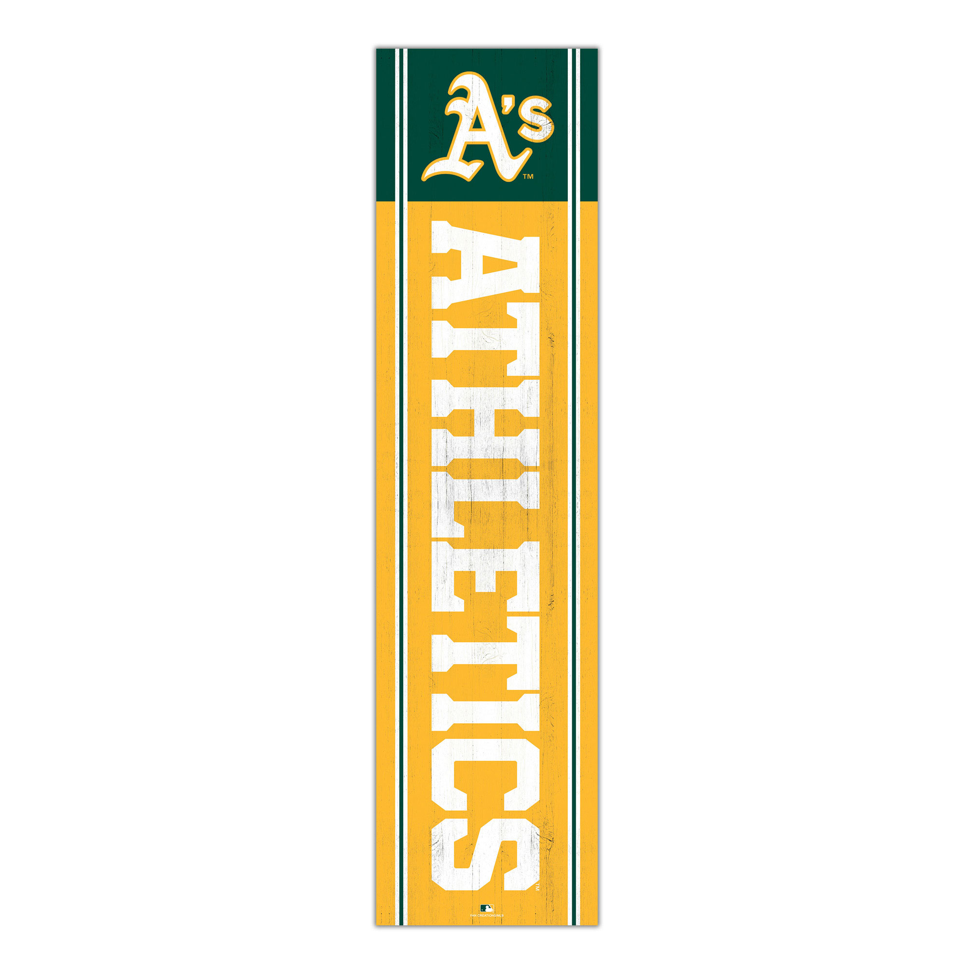 Athletics 48" Team Name with Logo Leaner