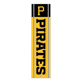 "Pittsburgh Pirates 48"" Team Name with Logo Leaner"