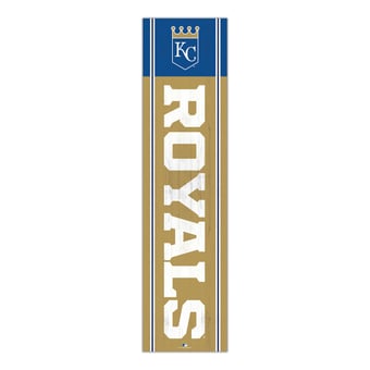 Kansas City Royals 48" Team Name with Logo Leaner