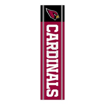 Arizona Cardinals 48" Team Name with Logo Leaner