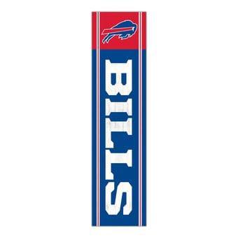 Buffalo Bills 48" Team Name with Logo Leaner