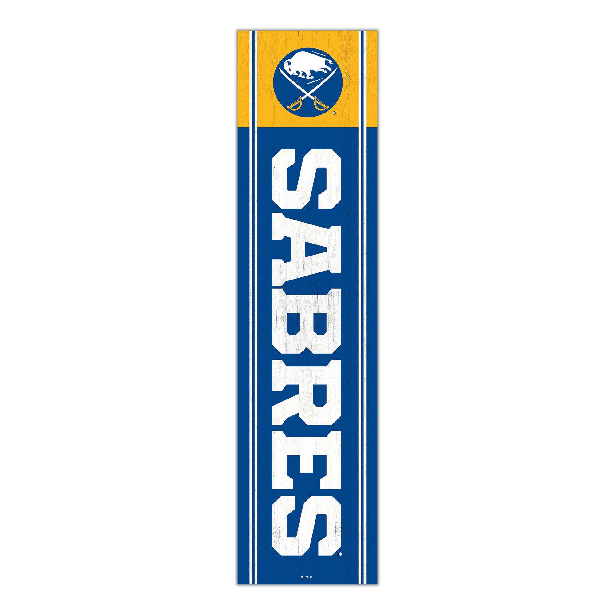 Buffalo Sabres 48″ Team Name with Logo Leaner