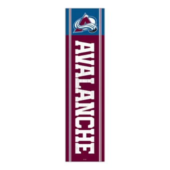 "Colorado Avalanche 48"" Team Name with Logo Leaner"