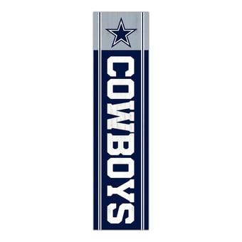 Dallas Cowboys 48" Team Name with Logo Leaner