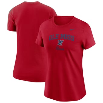 Women's Nike Red Ole Miss Rebels Primary T-Shirt