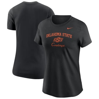 Women's Nike Black Oklahoma State Cowboys Primary T-Shirt