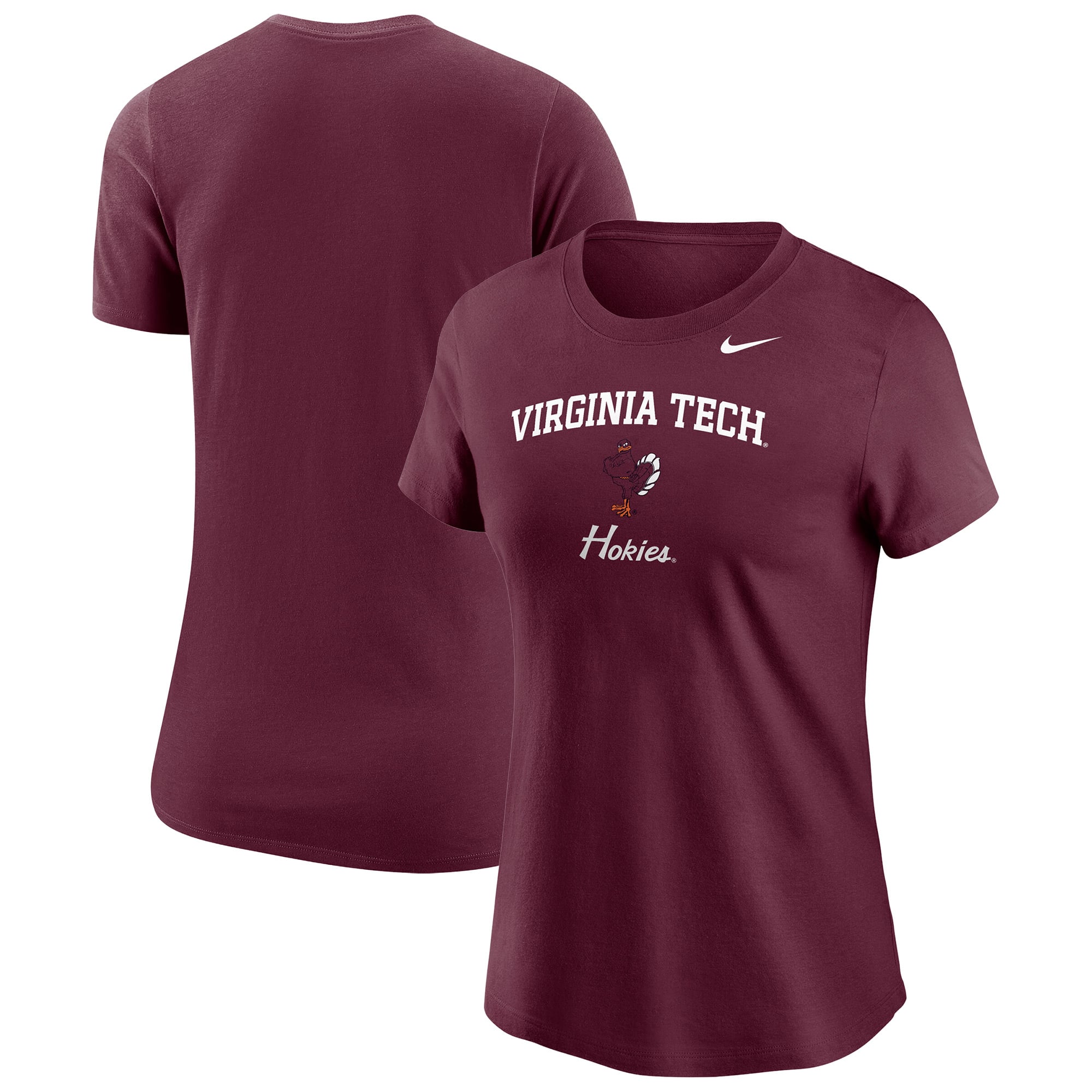 Women's Nike Maroon Virginia Tech Hokies Primary T-Shirt