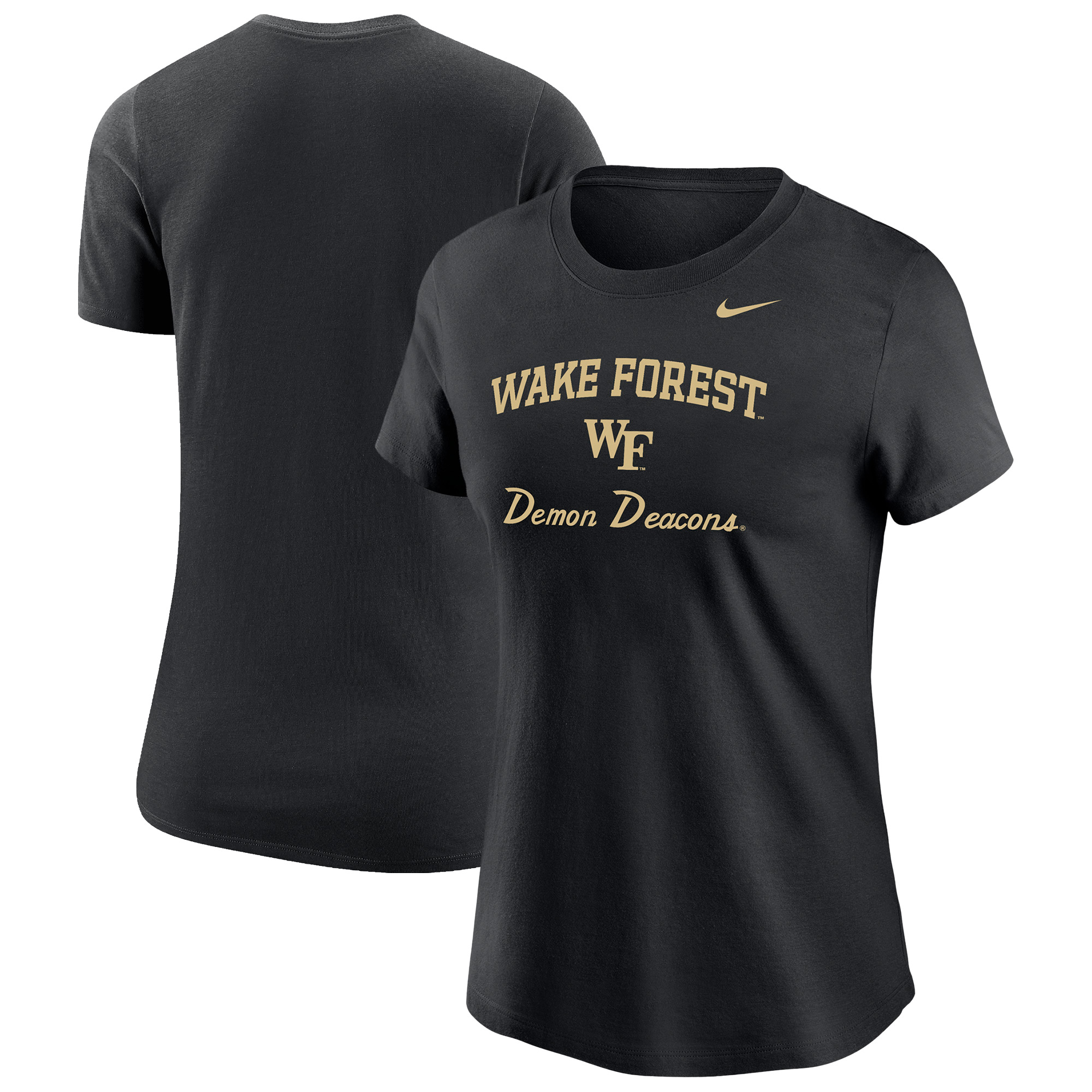 Women’s Nike Black Wake Forest Demon Deacons Primary T-Shirt Women’s Nike Black Wake Forest Demon Deacons Primary T-Shirt