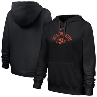Women's Nike Black Oklahoma State Cowboys Club Fleece Hoodie
