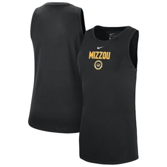 Women's Nike Black Missouri Tigers Dri-FIT Tomboy Tank Top