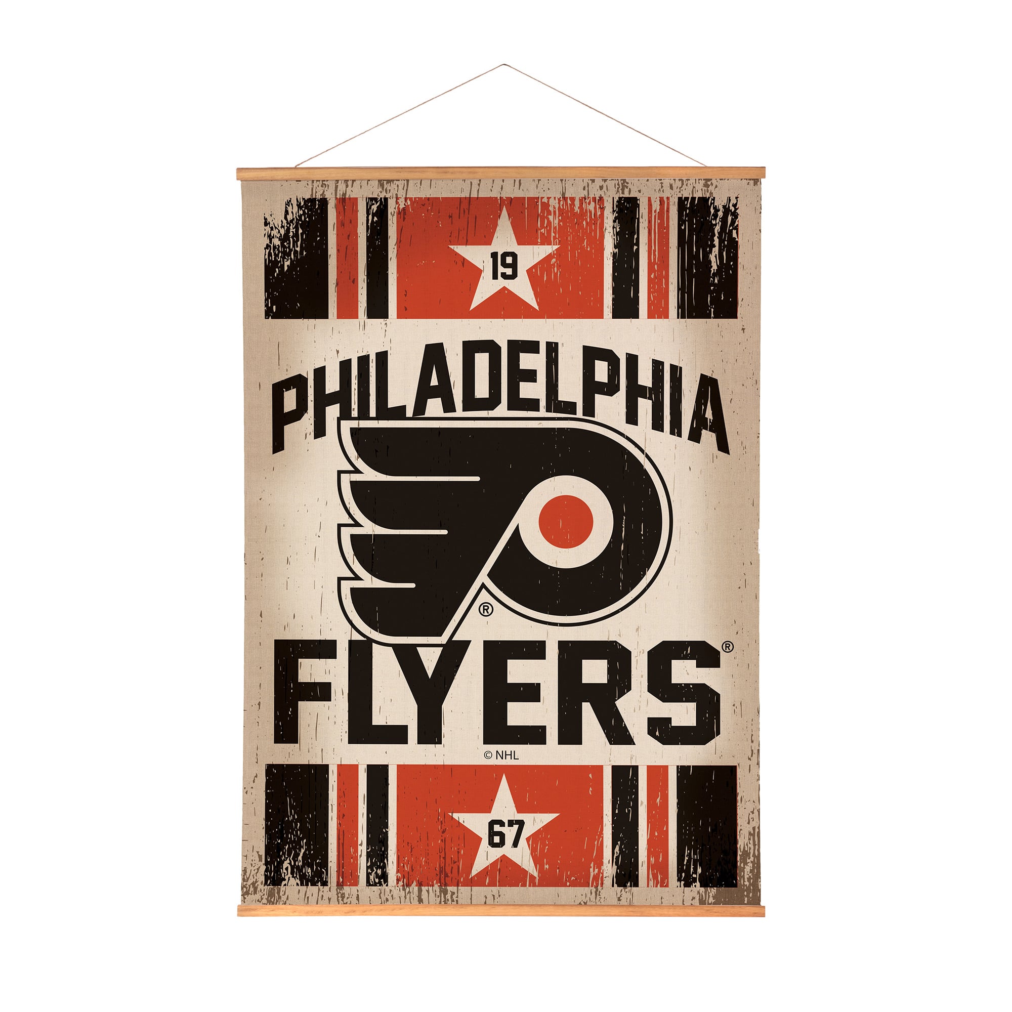 Philadelphia Flyers 36" x 54" Large Canvas Wall Art Tapestry with Wood Frame