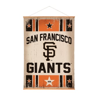 San Francisco Giants 36" x 54" Large Canvas Wall Art Tapestry with Wood Frame