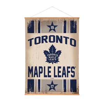 Toronto Maple Leafs 36" x 54" Large Canvas Wall Art Tapestry with Wood Frame