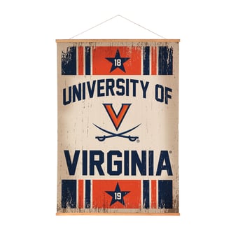 Virginia Cavaliers 36" x 54" Large Canvas Wall Art Tapestry with Wood Frame