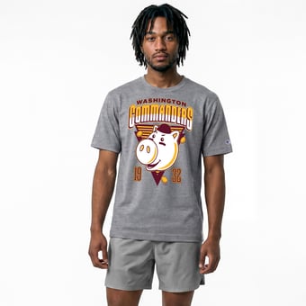 Men's Disney x Champion Gray Washington Commanders Hamm All-Star T-Shirt