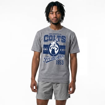 Men's Disney x Champion Gray Indianapolis Colts Horace Horsecollar All-Star T-Shirt
