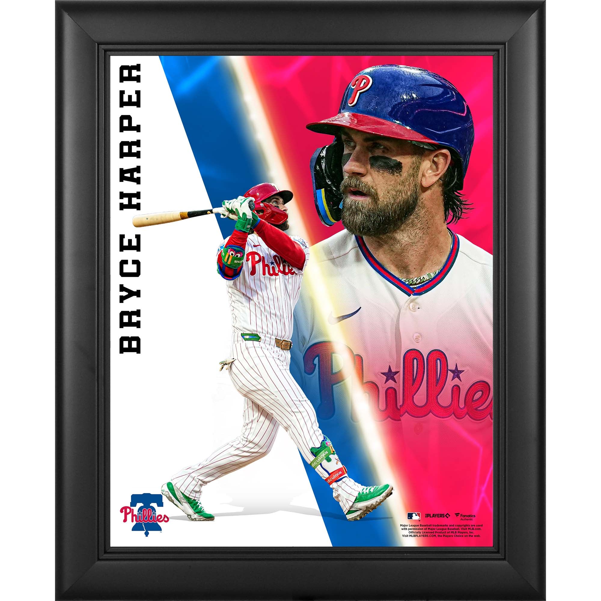 Bryce Harper Philadelphia Phillies Framed 13" x 16" Radiance Collage
