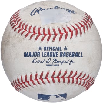 Alec Burleson St. Louis Cardinals Game-Used Baseball vs. Washington Nationals on April 8, 2026 - RBI Single