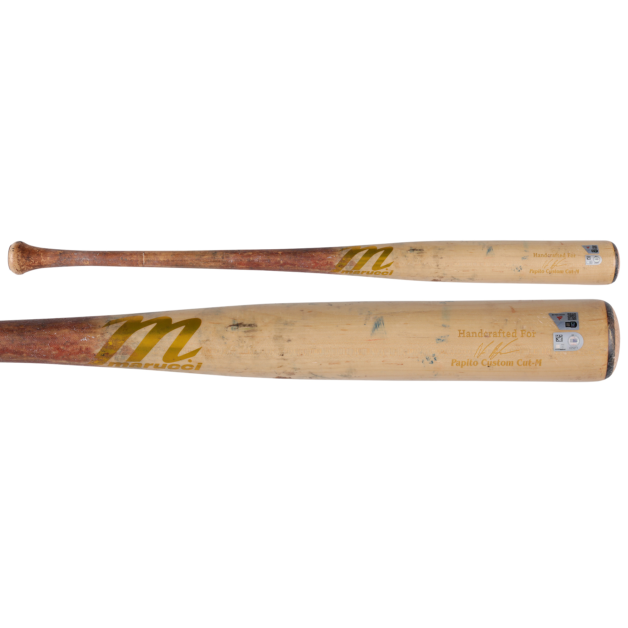 Nasim Nuñez Washington Nationals Game-Used Tan Marucci Broken Bat vs. Chicago Cubs on March 29, 2026 - Single
