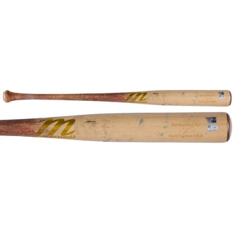 Nasim Nuñez Washington Nationals Game-Used Tan Marucci Broken Bat vs. Chicago Cubs on March 29, 2026 - Single