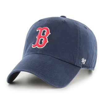 Men's '47  Navy Boston Red Sox Primary Logo Clean Up Adjustable Hat
