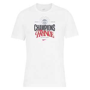 T-shirt Nike PSG Champions de Ligue 1 - Blanc, vue 3