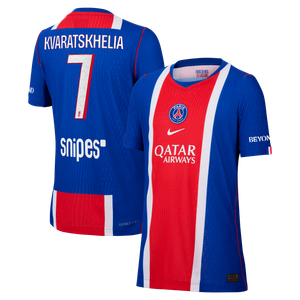 Maillot Domicile Match PSG Nike Aero-FIT 26/27 - Enfant avec flocage Kvaratskhelia 7, vue 1