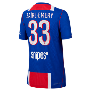 Maillot Domicile Match PSG Nike Aero-FIT 26/27 - Enfant avec flocage Zaïre-Emery 33, vue 4