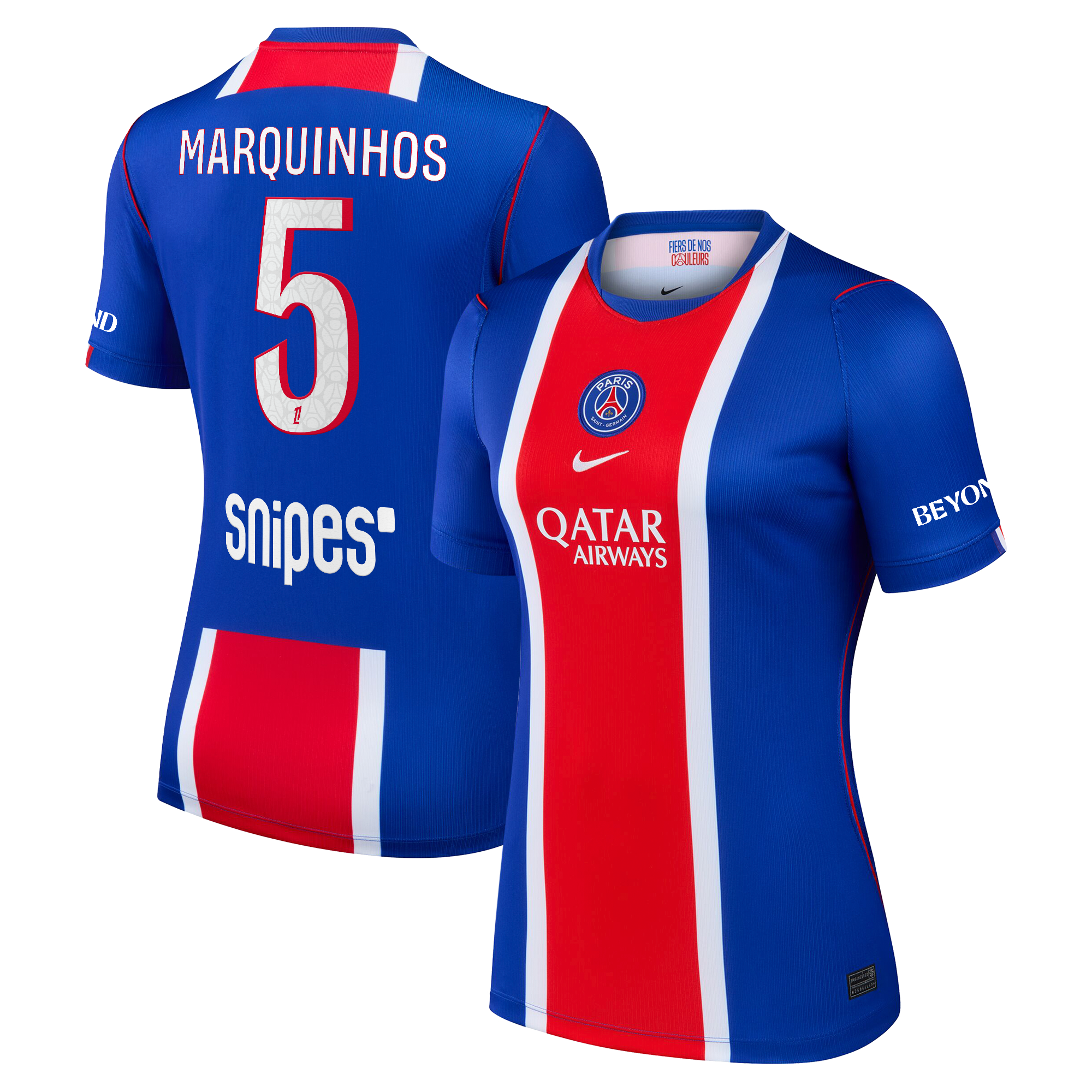 Maillot Domicile Stadium PSG Nike 26/27 - Femme avec flocage Marquinhos 5