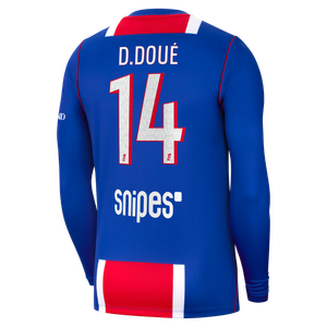 Maillot Domicile Stadium PSG Nike 26/27 - Manches longues avec flocage D.Doué 14, vue 4