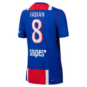 Maillot Domicile Match PSG Nike Aero-FIT 26/27 - Enfant avec flocage Fabian 8, vue 4