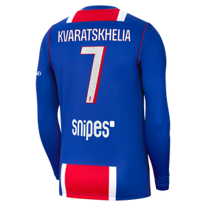 Maillot Domicile Stadium PSG Nike 26/27 - Manches longues avec flocage Kvaratskhelia 7, vue 4